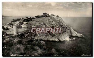 Old Postcard Tosssa Costa Brava Faro Cabo there