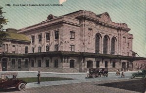 Postcard Railroad New Union Station Denver Colorado CO