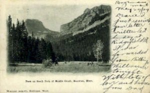 Park on South Fork of Middle Creek in Bozeman, Montana