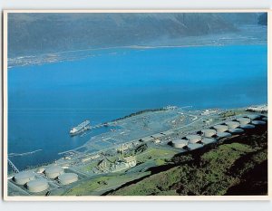 Postcard Old Tank Farm, Valdez, Alaska