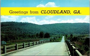 Greetings From Cloudland Georgia Split View