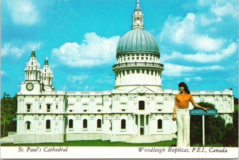 St. Paul's Cathedral Woodleigh Replicas Kensington PE PEI Unused Postcard C3