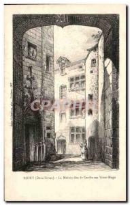 Old Postcard Niort House Dite De Candie Rue Victor Hugo