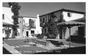 RPPC De la Guerra Studios SANTA BARBARA California c1950s Photo Vintage Postcard