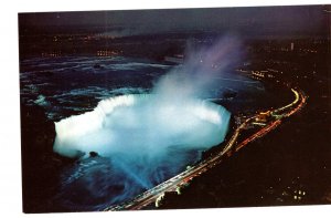 Horseshoe Falls from Skyon, Niagara Falls, Ontario at Night