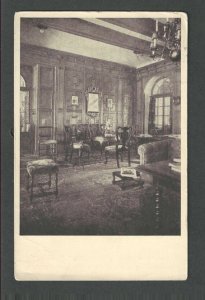 1930 Post Card Switzerland Hotel Weisses Interior