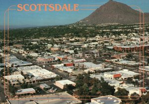 Scottsdale Looking at Camelback Southwestern Lifestyle Arizona Vintage Postcard
