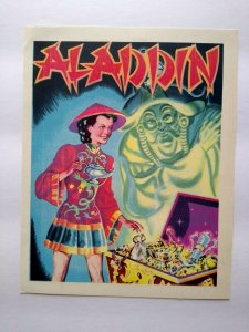 Aladdin Theatre Show Mini Print 1930's Original Genie Ghost Magic Lamp Fantasy  