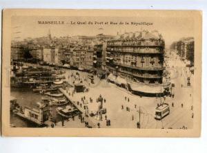 236459 FRANCE MARSEILLE rue Republique 1934 RPPC to Ethiopia