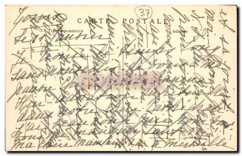 Postcard Old Tours Vue Generale