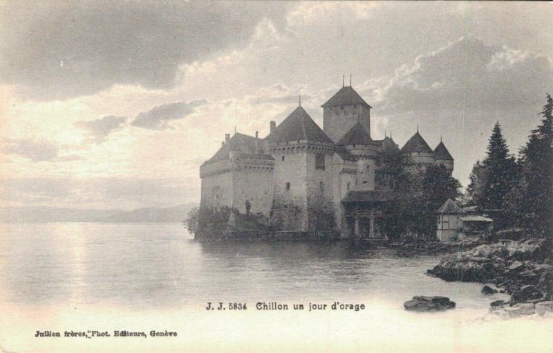 Switzerland Chillon un jour d'orage 02.84