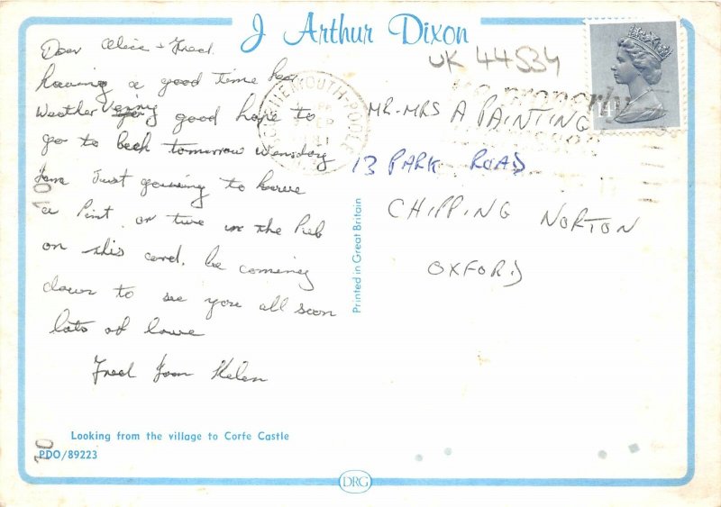 uk44534 villages of corfe castle  uk