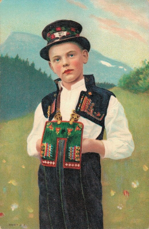 Germany Boy in traditional clothing 02.98