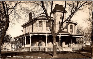 RPPC FALLS SANITARIUM BEATRICE NEBRASKA Antique REAL Photo Postcard KJ7