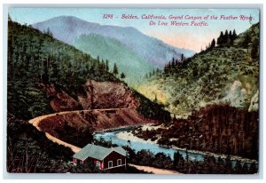 c1910's Grand Canyon Of Feather River Western Pacific Belden California Postcard