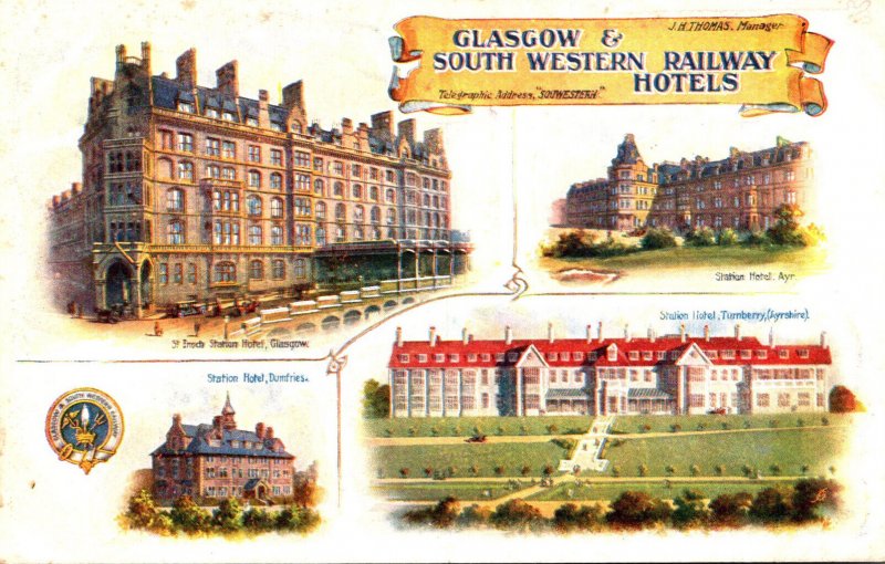 Scotland Glasgow The South Western Railway Hotels