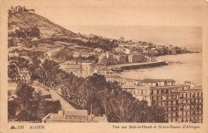 BR44682 Alger vue sur bab el quad et notre dame d afrique algeria