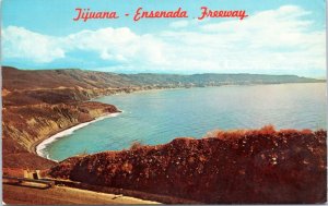 postcard Baja California Mexico - Tijuana - Ensenada Freeway