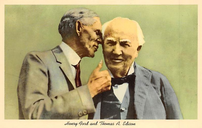 Henry Ford And Thomas Edison Greenfield Village Dearborn MI 
