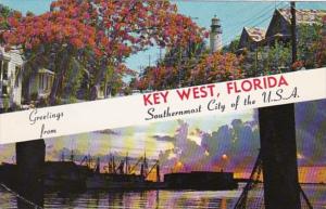 Florida Greetings From Key West 1967