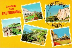 Greetings From Eastbourne Sussex United Kingdom With Multi Views