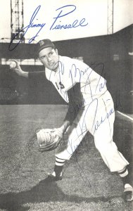 Jimmy Pierssall, Boston Red Sox Catcher Autographed Caine's Mayonnaise Postcard