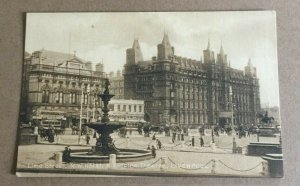 VINTAGE UNUSED PC - LIME STREET, N.W. HOTEL, EMPIRE THEATRE, LIVERPOOL, ENGLAND