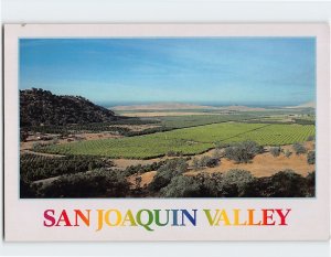 Postcard Valley of Abundance San Joaquin Valley California USA