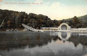 Band Pavilion, Pendora Park Reading, Pennsylvania PA Postcard