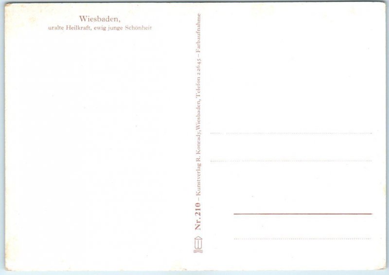 Postcard - Herbert-Anlage, Wiesbaden, Germany 