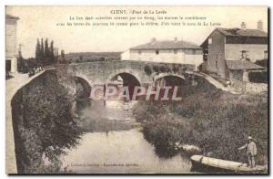 Old Postcard Cluny Bridge On The Levee