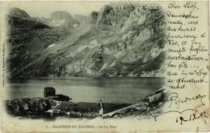 CPA BAGNERES-de-BIGORRE Le Lac Bleu (414709)