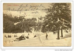 Man Standing On The Snow, Rinken, Feldberg (Baden-Württemberg), Germany, 190...