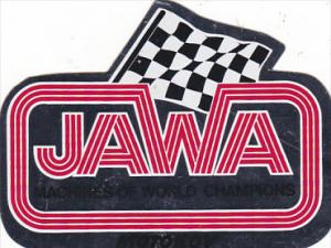 JAWA TEAM MOTOKOV MANUFACTURING LABEL CZECHOSLOVAKIA