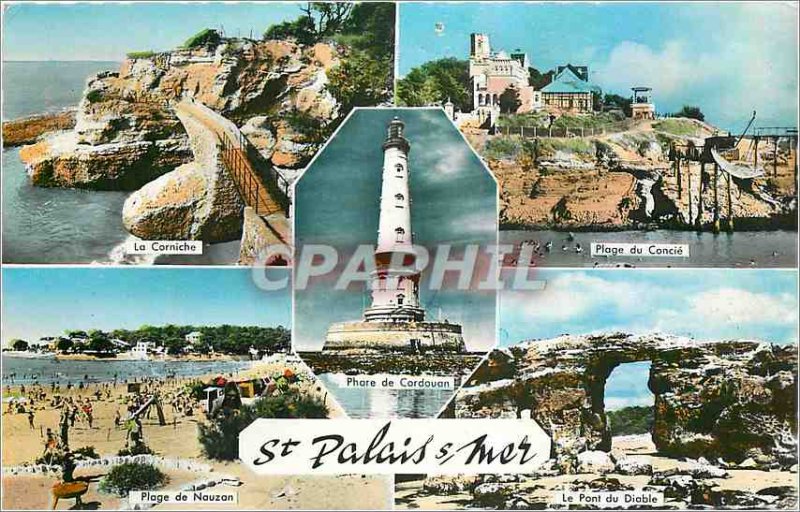 'Modern Postcard St Palais s Sea Corniche Square Conci� Cordovan Devil''s B...