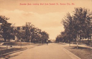 Missouri Kansas City Roanoke Boulevard Looking West From Summit Street