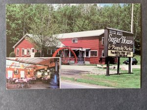 The Water Wheel Sugar House Jefferson NH Chrome Postcard H2282082447