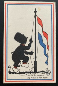 Mint Netherlands Patriotic Picture Postcard Hoist The Flags Free Holland