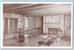 Little Rock Arkansas AR Postcard Tavern Room Territorial Restoration c1940's