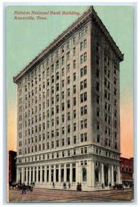 c1910 Holston National Bank Building Exterior View Knoxville Tennessee Postcard