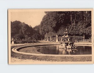 Postcard Pyramid Fountains, The Park, Versailles, France