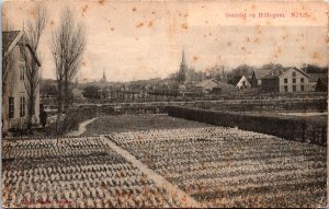 Netherlands Gezicht op Hillegom Vintage Postcard 09.59