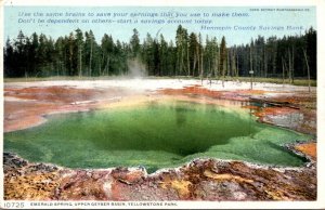 Yellowstone National Park Emerald Spring Upper Geyser Basin 1910 Detroit Publ...