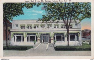 HOT SPRINGS, Arkansas, 1900-1910s; Lamar Bath House, Hot Springs National Park