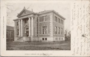 Public Library St. Catharines ON Ontario T5 Marking B.C. Fairfield Postcard H15