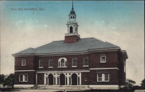 Billerica Massachusetts MA Town Hall c1910 Vintage Postcard