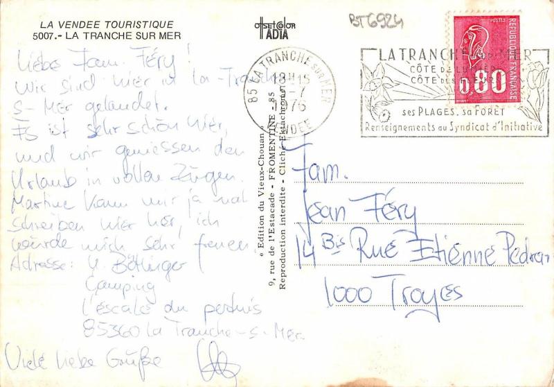 BT6924 La tranche sur mer       France