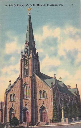 Pennsylvania Freeland St John's Roman Catholic Church