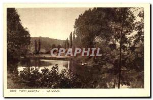 Postcard Old Port Lesnay Loue