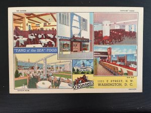 Vintage Postcard 1940 O'Donnell's Sea Grill Washington D.C.